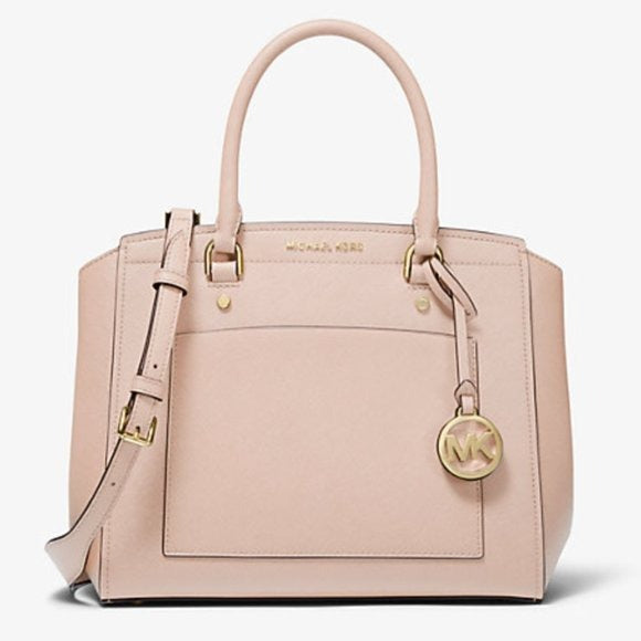 MICHAEL KORS Voyager Medium Color Block Logo Tote Bag – thriftinthecity