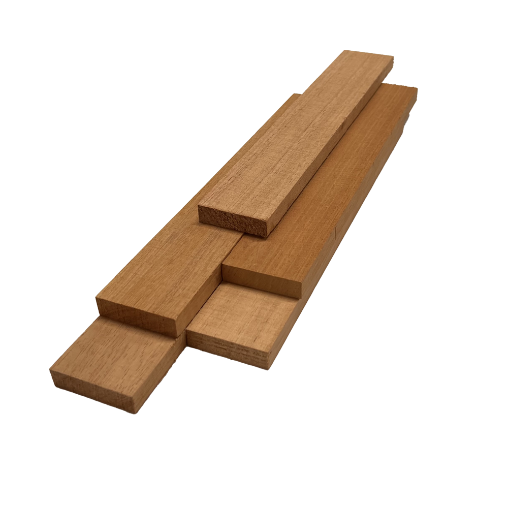 Mahogany wood board. Woodturning, carving, blank. 35 x 85 x 680mm. 6795