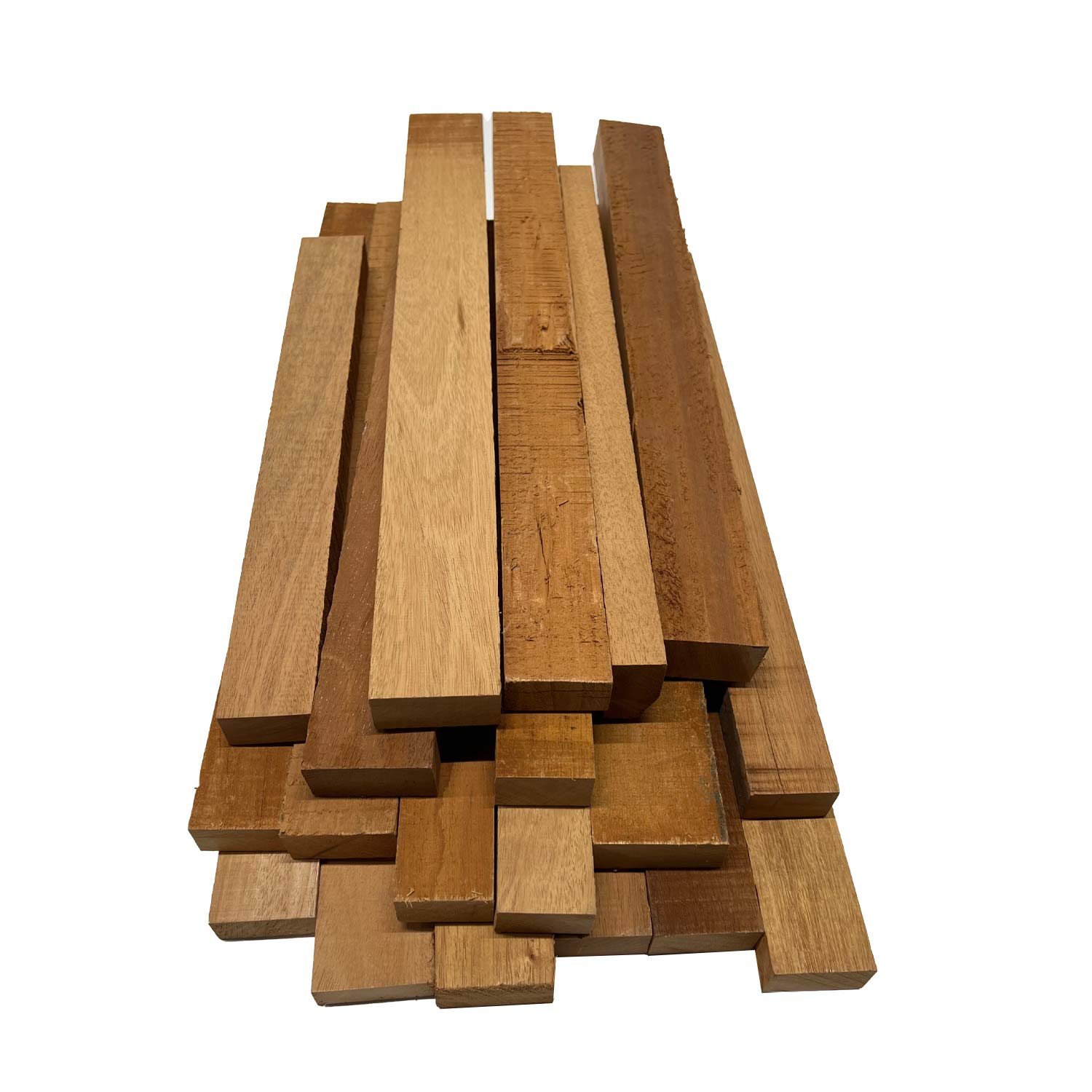 15 Pound Box of Honduran Mahogany Wood Cut-Offs - 3/4&quot;-1&quot; Thick pieces - Exotic Wood Zone - Buy online Across USA 