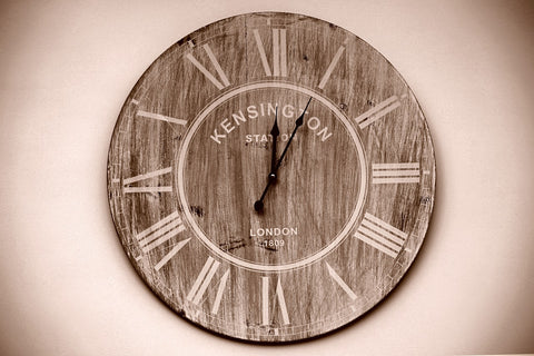 Exotic Wooden Wall Clock