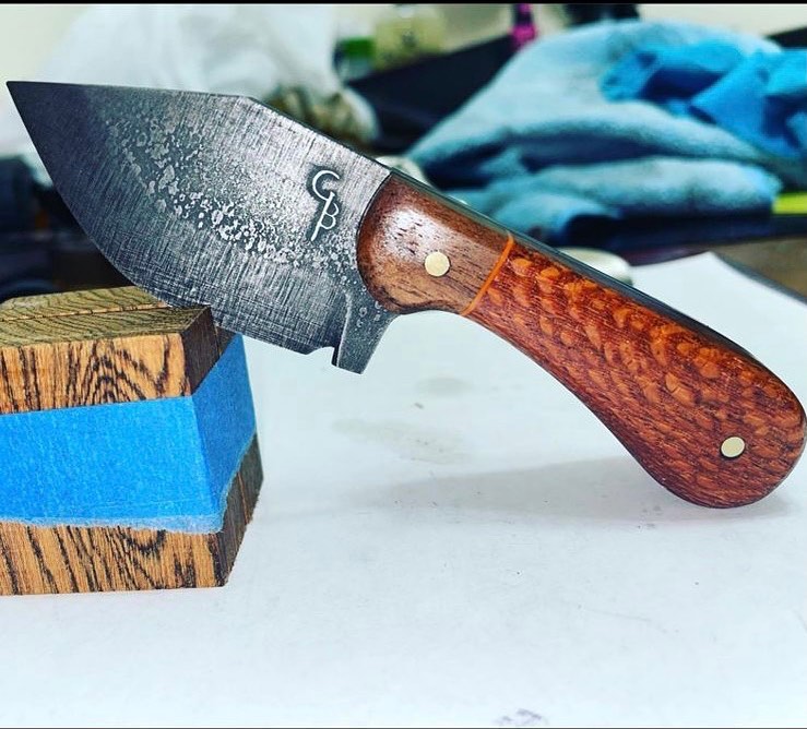 leopardwood knife - handle tools