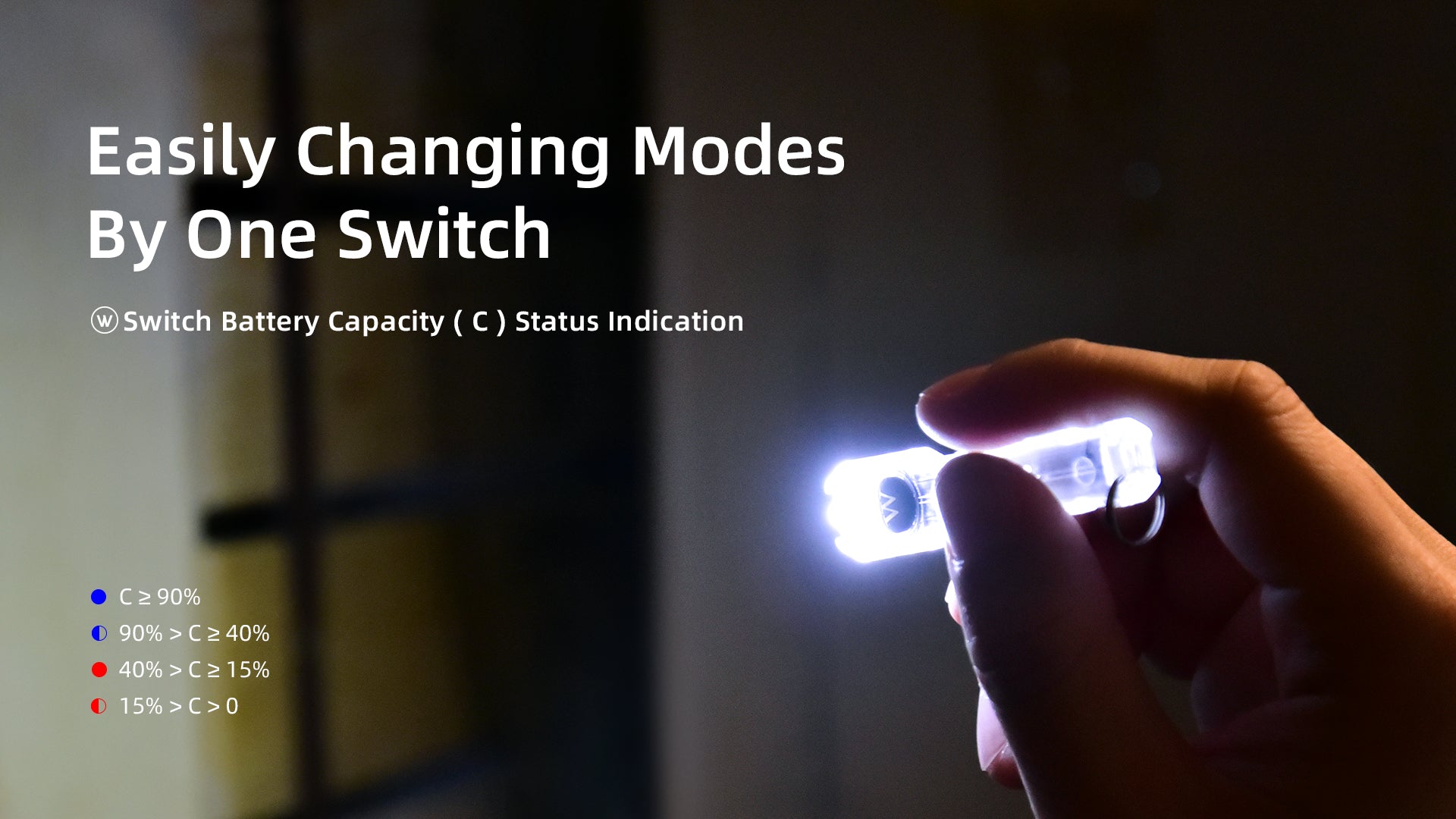 Easily Changing ModesBv One Switch