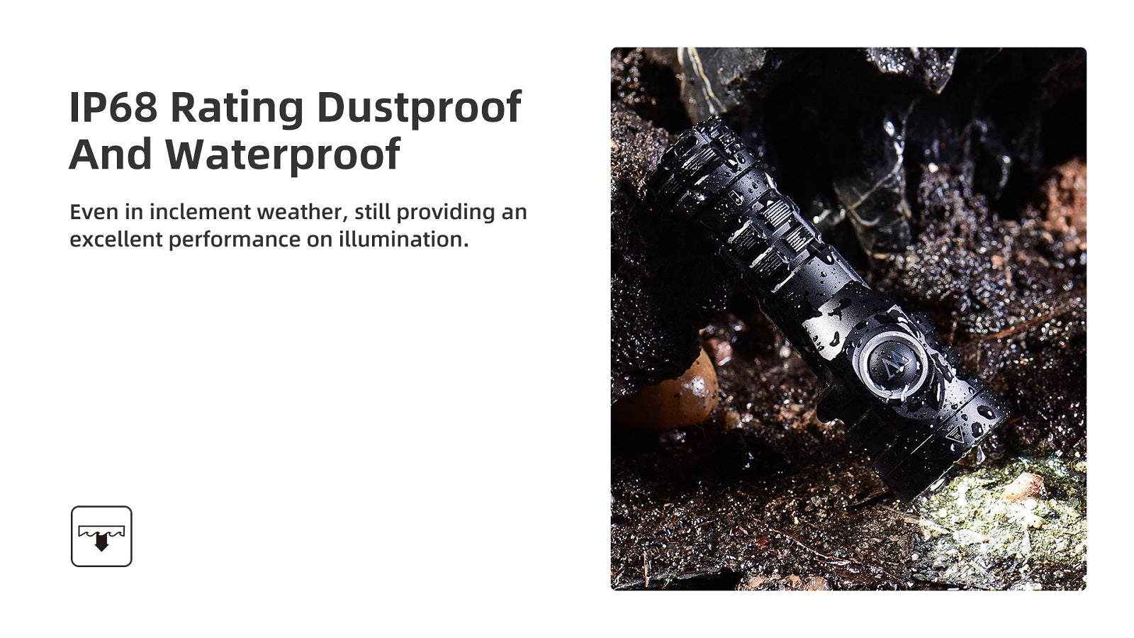 IP68 Rating DustproofAnd Waterproof