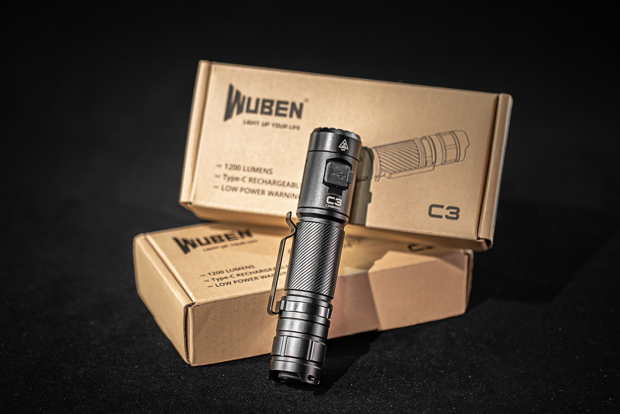 Reasons to choose Wuben C3 1200 Lumens Flashlight