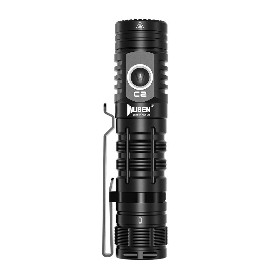 Review] Wuben C3 1200 lumens Osram P9 Tactical with battery + Type-c charge  