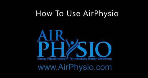 How to use the AirPhysio device