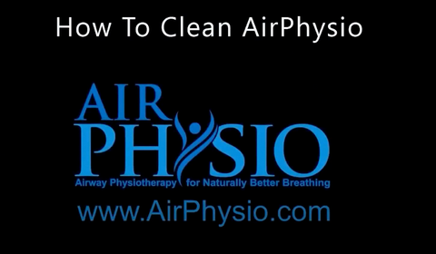 How to clean the airphysio device