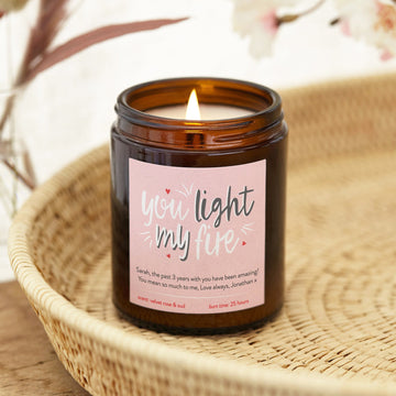 Happy Valentine's Day – Scented Soy Container candle – Candles by lily