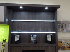 LED Shelf Lighting for Glass Shelves from Eden illumination