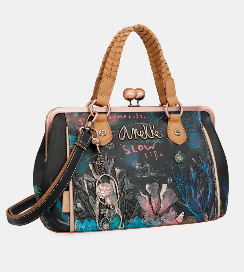 Bolso de boquilla negro – Anekke