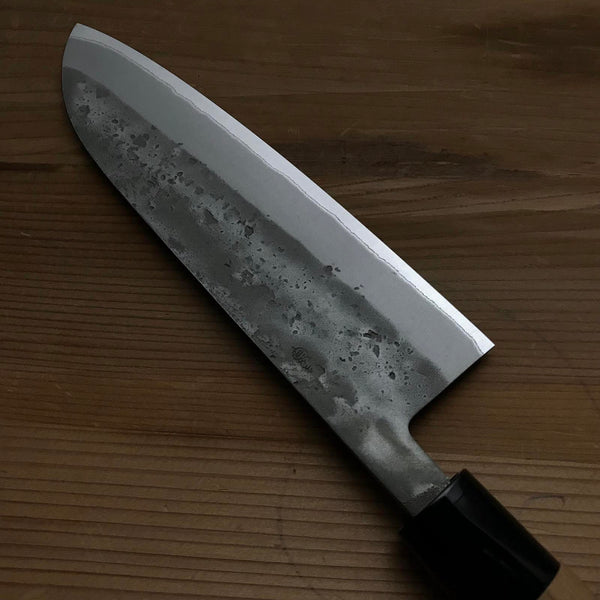 Masamoto Sohonten Santoku Knife with Blue steel 正本総本店 青紙鋼