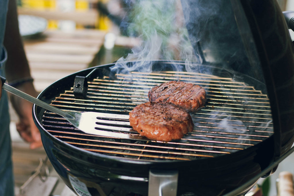 Vegetarische Buletten vom Grill – Feuertonnen