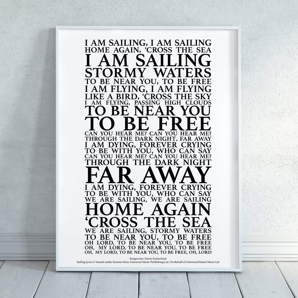 sailboat song lyrics