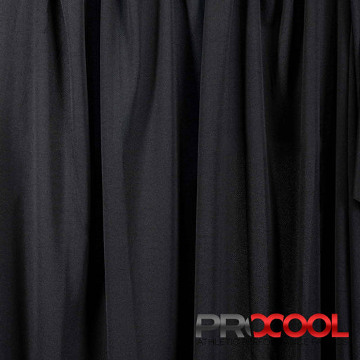 ProCool® Stretch-FIT Sports Jersey Silver CoolMax Fabric Black Used for Mop pads