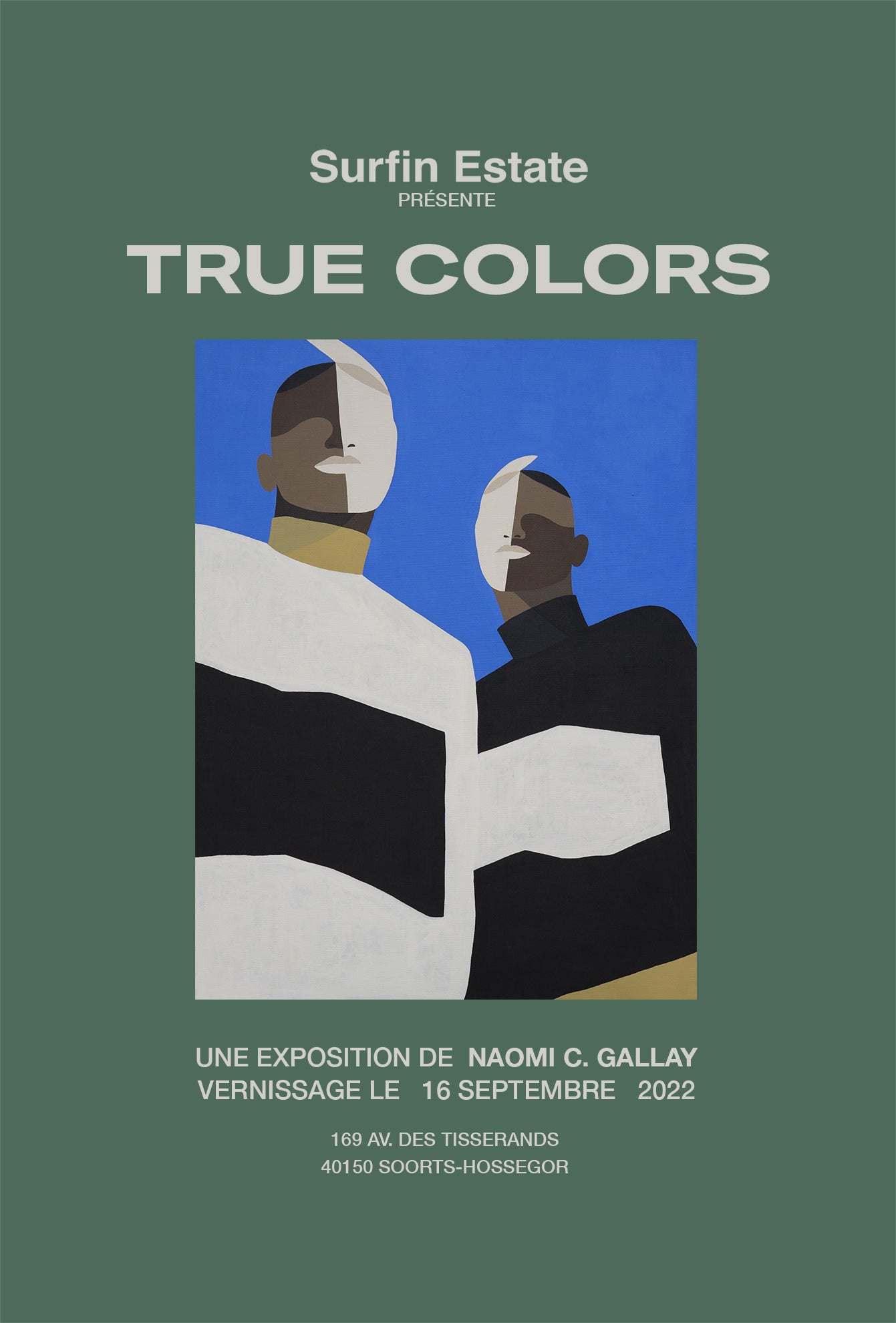 Exposition "TRUE COLORS" de Naomi C. Gallay chez Surfin Estate, Hossegor.