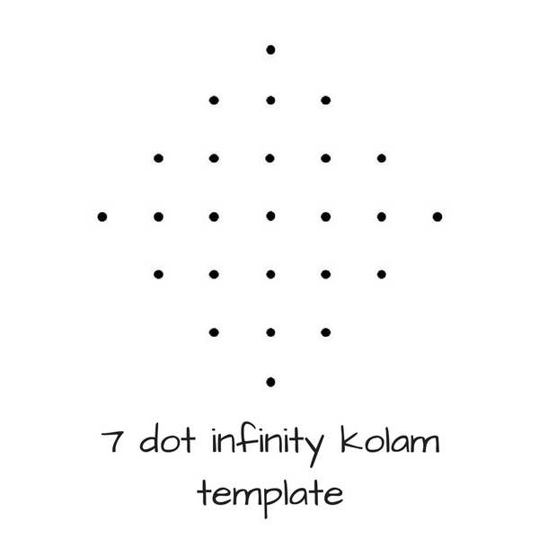 a kolam template