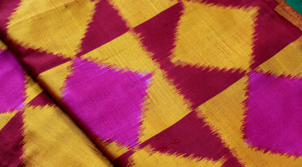 ikat weave triangles