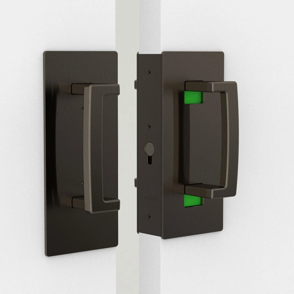 Cavity Sliders - CaviLock CL400 ADA - Magnetic Bi-Parting Pocket Door Pull Handle - Image 3