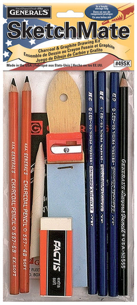 General's Drawing Class Essential Tools Kit – Mixed Drawing Media