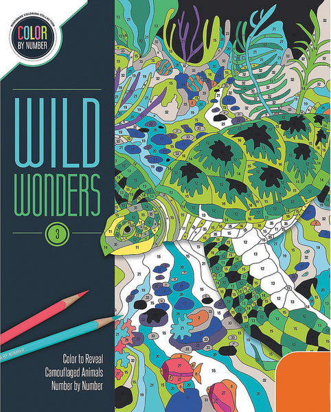 Creative Haven Wonders of Nature Color by Number [Book]