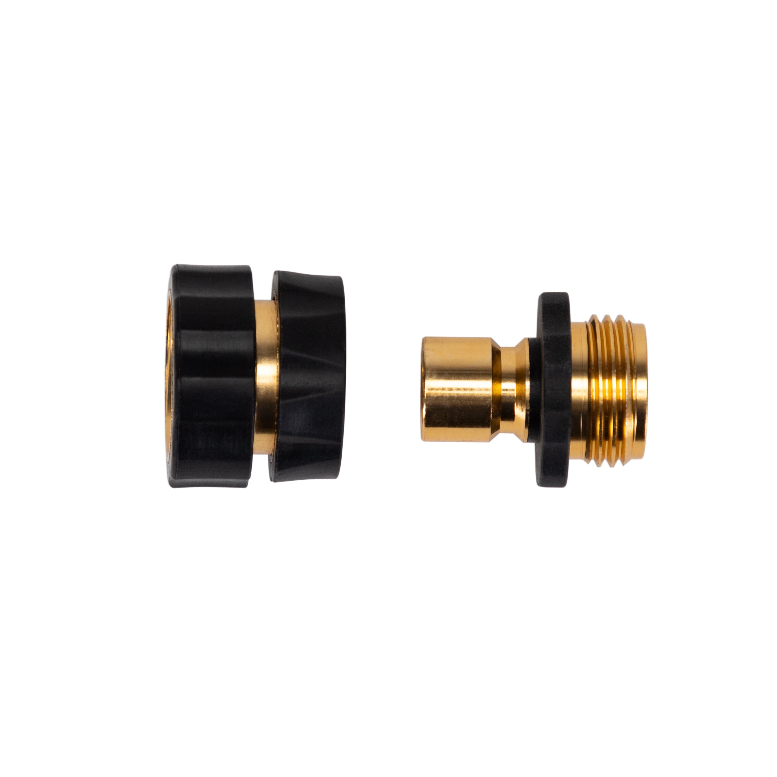 Brass Garden Hose Fitting Adapters 3/4 Male NPT to 3/4 GHT Set