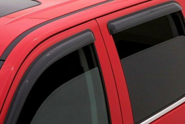 AVS Dark Smoke Side Window Deflectors For Nissan Navara Crew Cab 05-20 - 94407