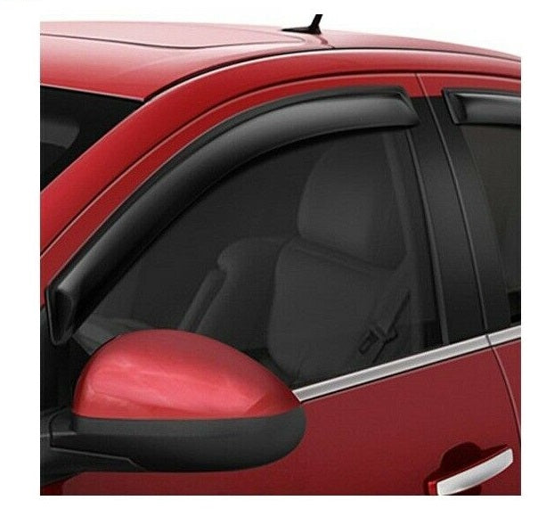 AVS Dark Smoke Side Window Deflectors For Hyundai Elantra Sedan 2011-2016- 94615