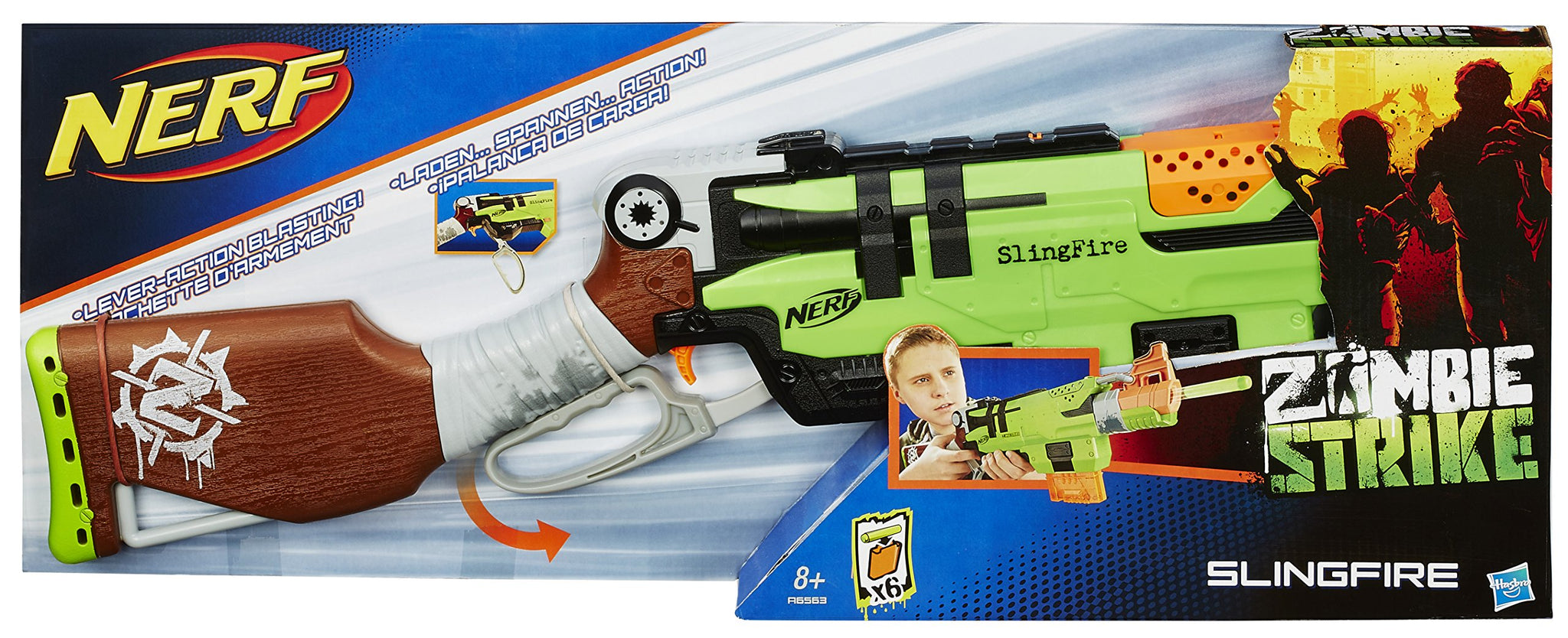 hasbro nerf zombie strike slingfire blaster