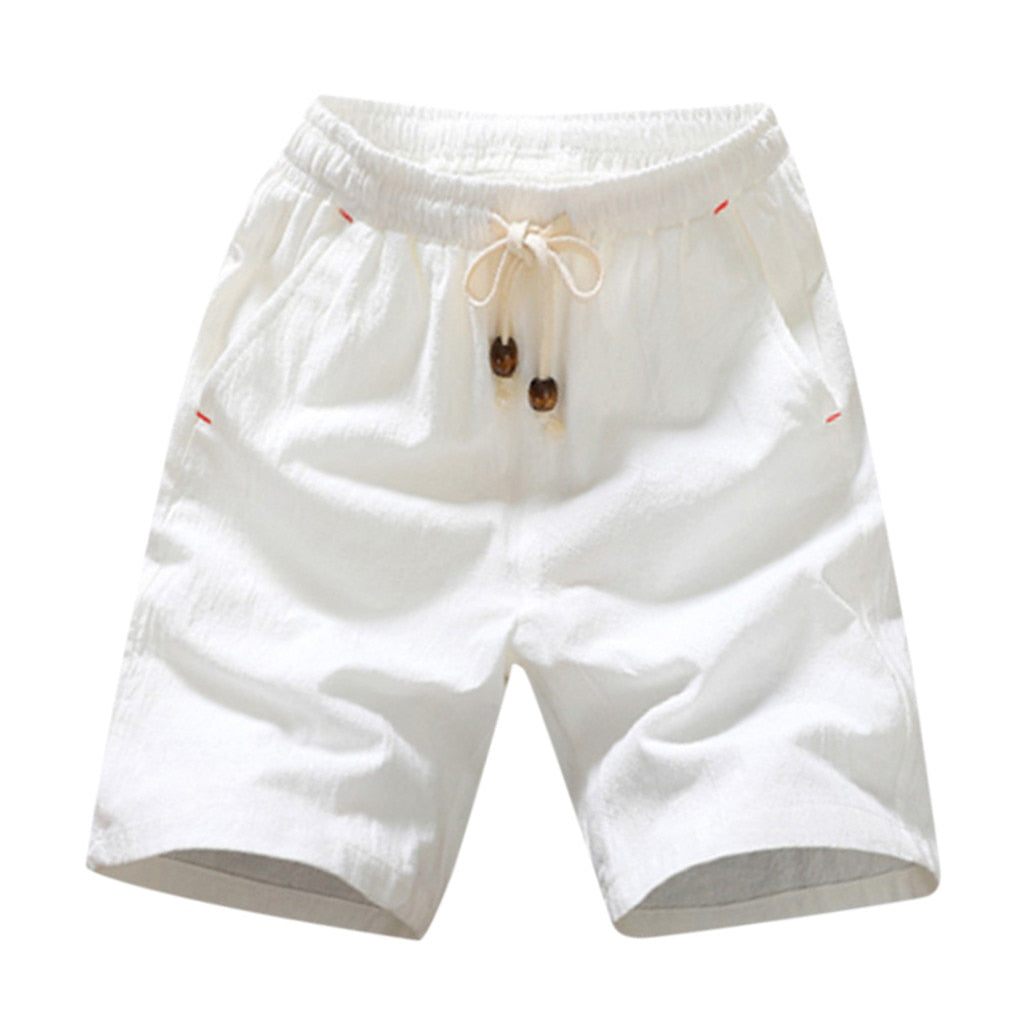 white short pants men