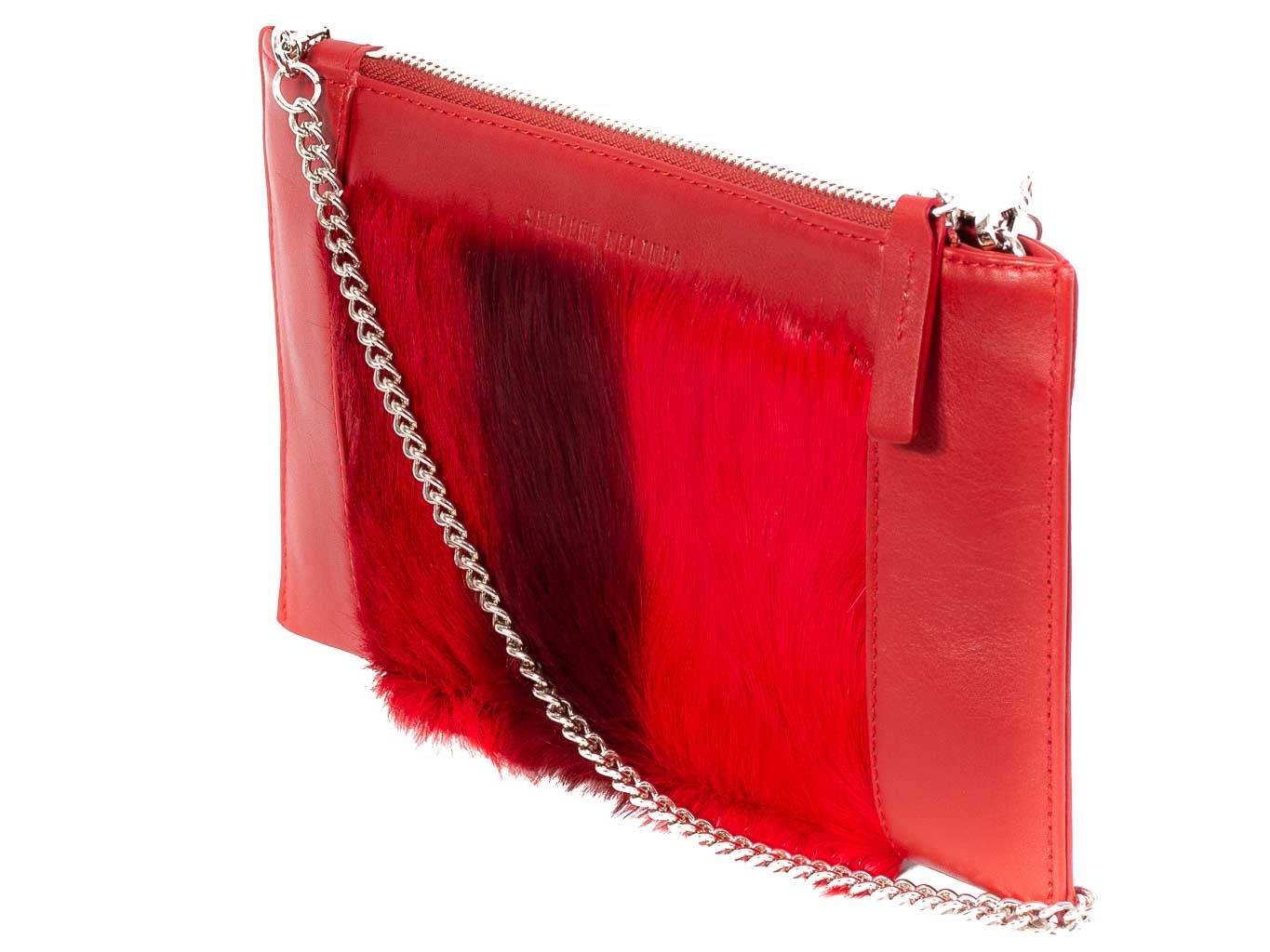 Red Designer Clutch Bag - Minimalistic Ladies evening bag for weddings – B  Anu Designs