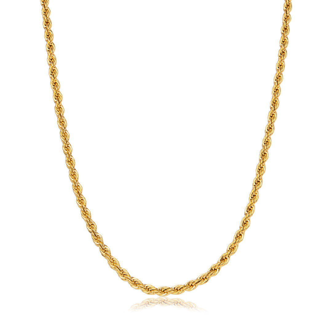 Rope Chain Gold | 5mm - VIRAGE London product image