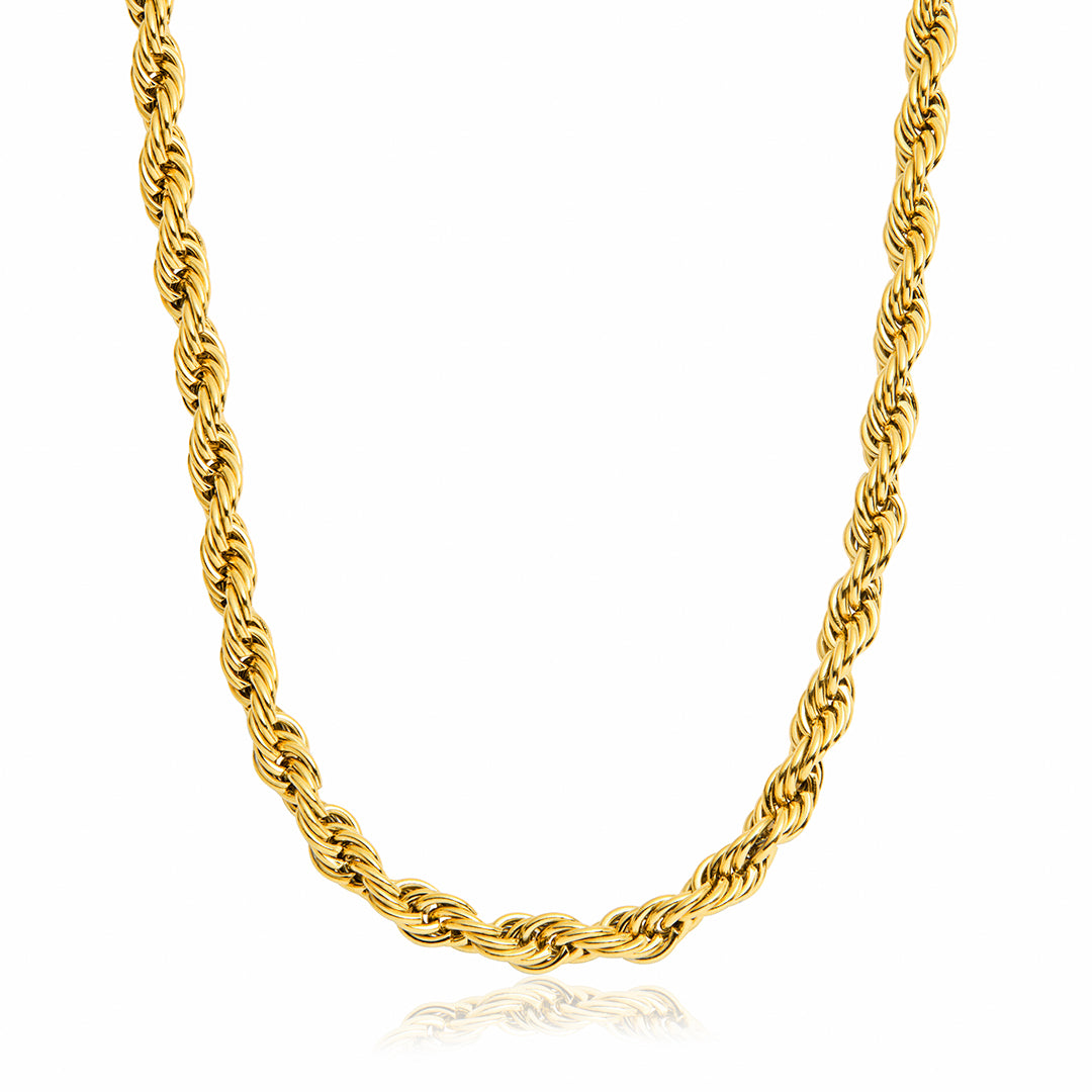 Rope Chain Gold | 8mm - VIRAGE London product image