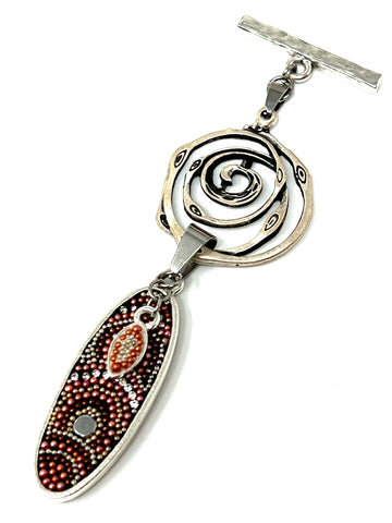 Handmade Beautiful Mosaic Pendant Necklace