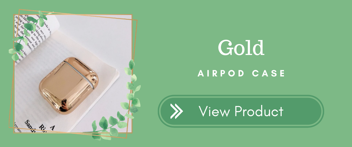 gold airpods case