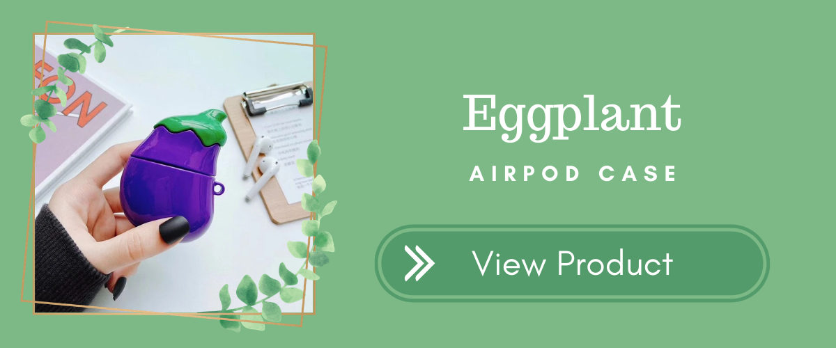 Eggplant AirPods Case