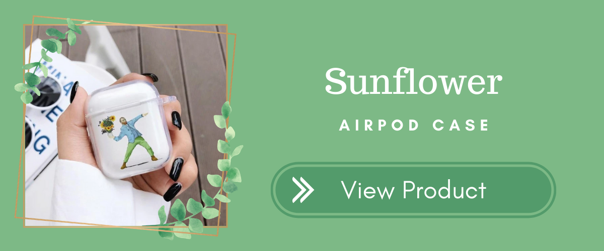 Sunflower AirPods Case