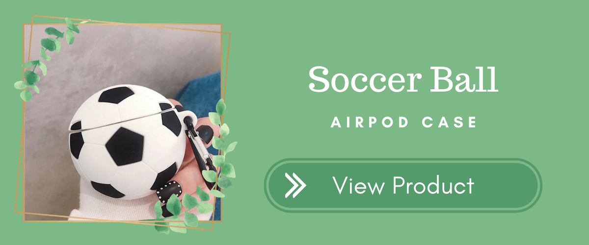 Soccer Ball Airpods Case