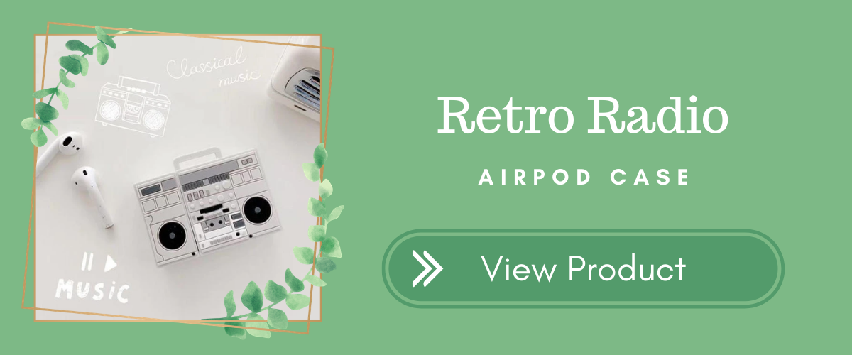 Retro Radio AirPods Case