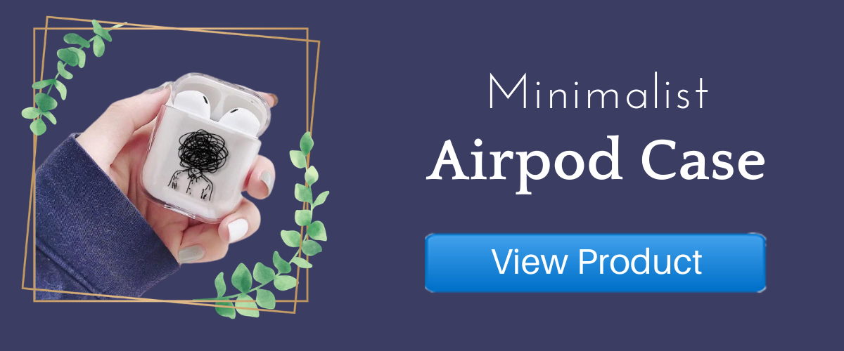 Minimalist airpod case