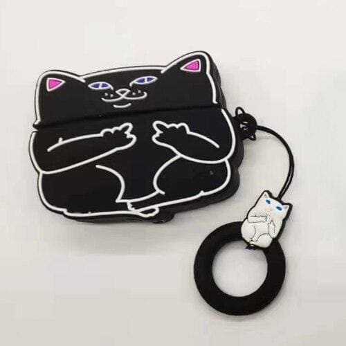 Middle Finger Cat Airpod Pro Case