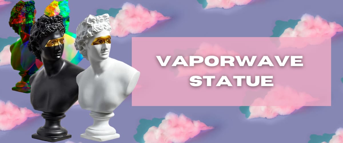 Vaporwave Statue