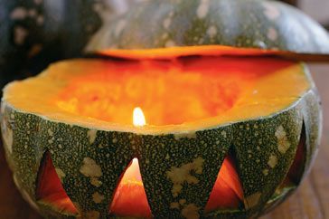 how to make a pumpkin lantern