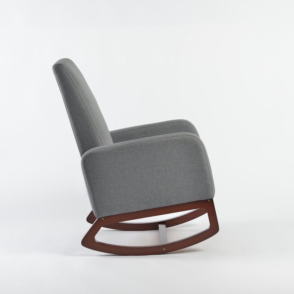 grey modern rocking chair