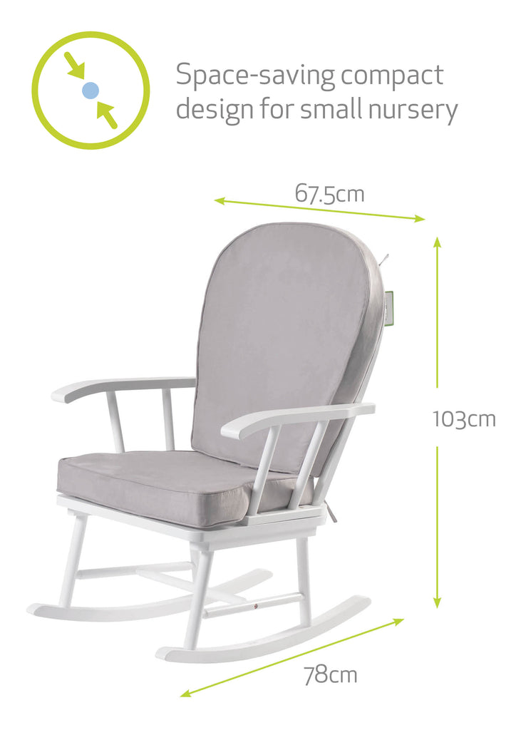 compact rocking chair for nursery