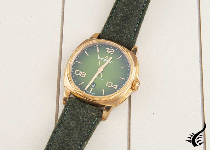 Reloj-Automático-Anonimo-Epurato,-Bronce,-Verde,-42-mm,-AM-4000.04.466.F66