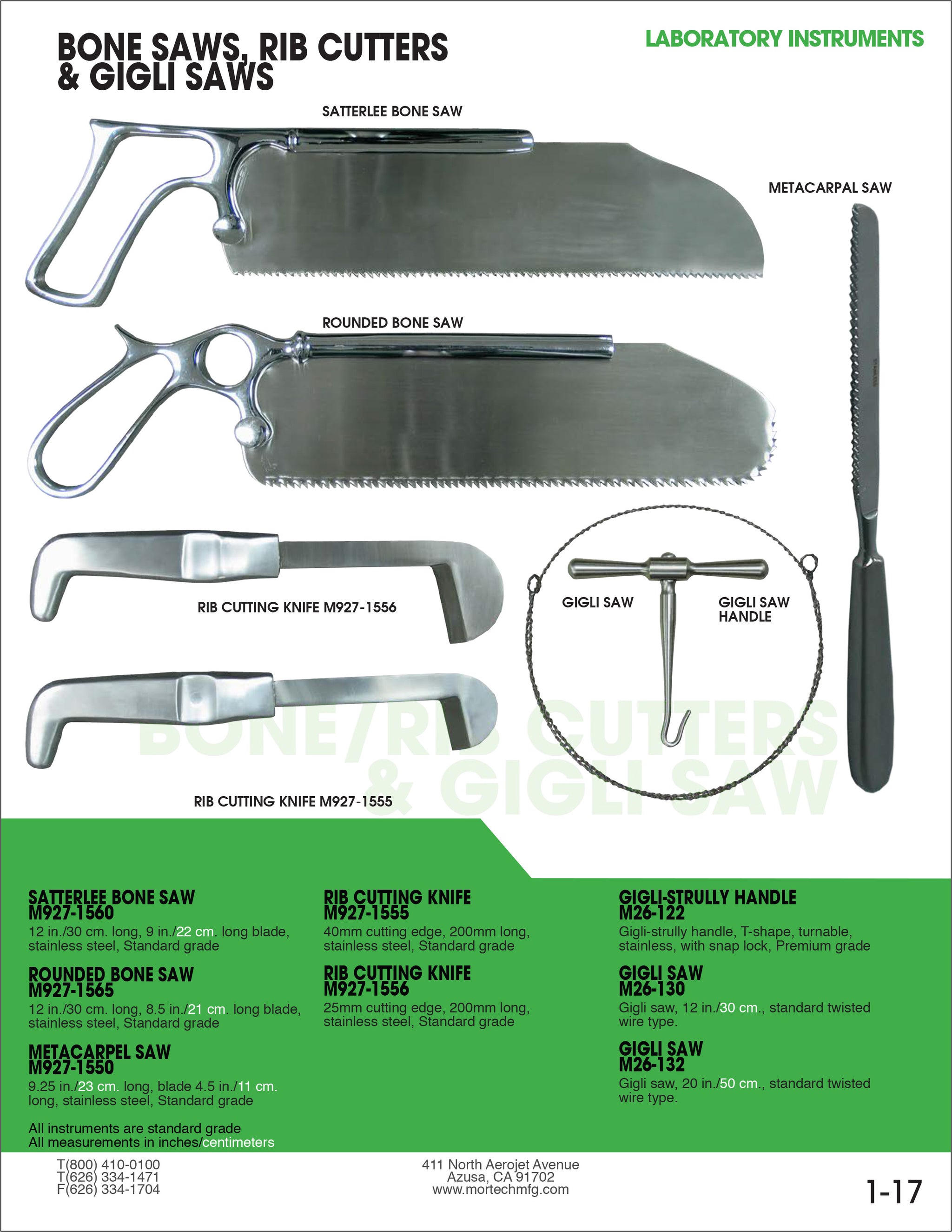 Rounded Bone Saw Mortech Manufacturing Company Inc. Quality Stainless