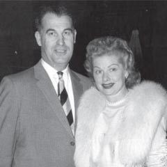 Frank Bogert with Lucille Ball