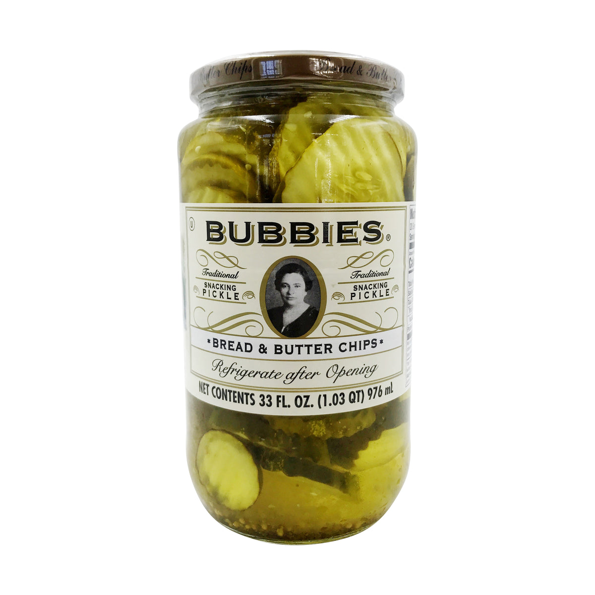 Bubbies Bread And Butter Chips Pickles 976 Ml Essence Of Life Organics