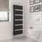 Helmsley 1640x600 Designer Flat Panel Heated Towel Rail - Matt Black