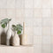 Sahn White Decor Wall Tile 10x10cm Matte | Deluxe Bathrooms